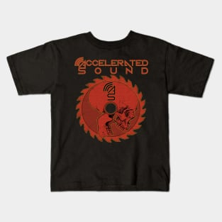 Accelerated Sound Logo and Skull Kids T-Shirt